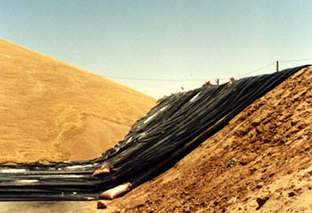 View of underliner covering inner ramp